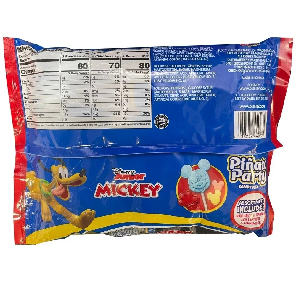 Disney Junior Mickey Mouse‎ Candy - Piñata Filler - Birthday Party Supplies